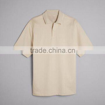 Mens Embroidery Knit Polo Variegated Texture And Interlock Knit Polo 53% Cotton 47% Polyester Custom Worker Suit photo-3
