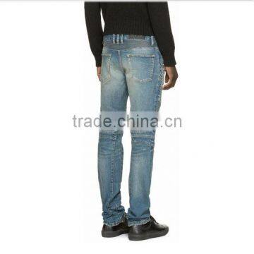 Biker Jeans Fashion Denim Trousers(LOTK056) photo-5
