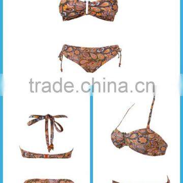 Sublimation Promotion Stripe Bandage Sexy Bikiini Women Photos photo-6