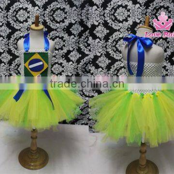 2015 Hot Sale Cotton Baby Girls Princess Tulle Tutu Dress for Girls photo-6