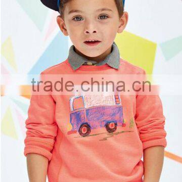 S32298W New Boys Cotton Sweater O-neck Hoodies Child Toddler Boy Cartoon Sweatershirts