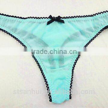 2017 Sexy Hot Selling Transparent Panty With Lace Ladies Panty Brand Names photo-4