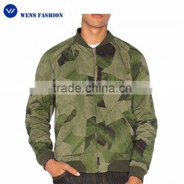 Fancy Design Full Zipper Camo Jacket Men OuterwearJacket Mens Spring Jacket