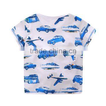 Wholesale Summer Cotton Priting Kids Girl Short Sleeve t Shirts photo-2
