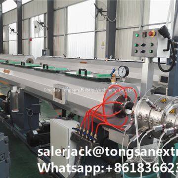 China manufacturer 20-630mm gas and water supply HDPE pipe extrusion machine