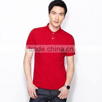 Red Promotional Work Polo Shirt Short Sleeve photo-2