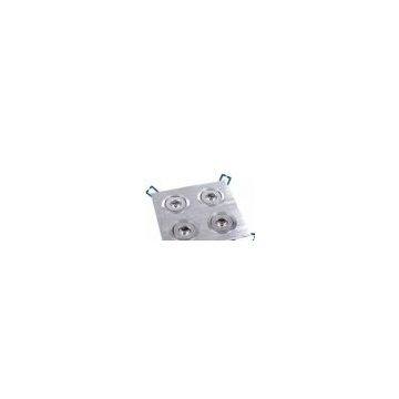 124mm * 124mm * 20mm Epistar Energy Saving Bathroom LED Ceiling Fixtures 4W