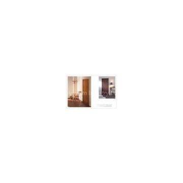 Decorative Vertical Wooden Interior Doors, Modern Side Hinged Doors For Bedroom, Office
