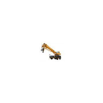 30ton long boom rough terrain crane, mobile crane, wheel crane, RT crane, all terrain crane, truck crane, boom truck, truck mounted crane, construction machinery, hoisting machinery, heavy equipment