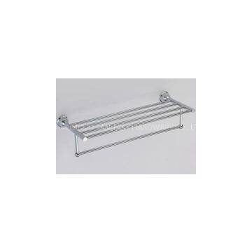 Retro Bath Towel Shelf W/Bar