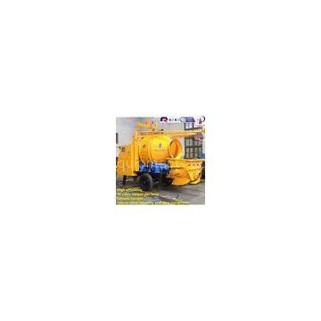 Good price concrete mixer pump trailer hydraulic portable concrete mixing equipment cement concrete