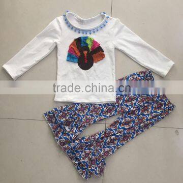 Wholesale Boutique Turkey Clothes New Thanksgiving Baby Girl Outfits