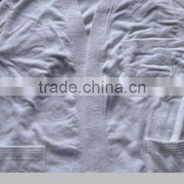 terry cotton shawl collar bathrobe