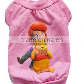 Good Quality Pink Cartoon Character Pet Clothes Pet Dress Accessory