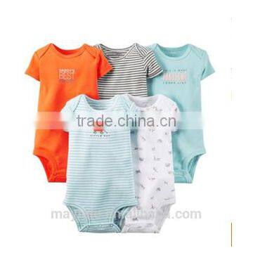 hot sales newborn baby bodysuit and infant baby onesie with short or long sleeve