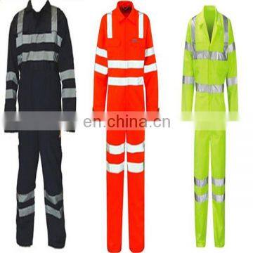 ASCI 207 Colorful reflective safety coverall with PU coating