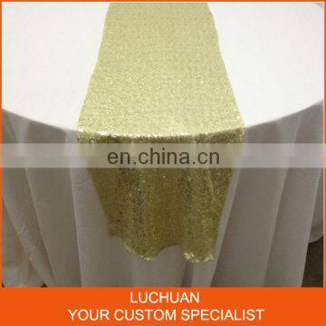 Graceful Sequin Coral Table Runner photo-5