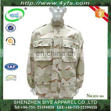 Wholesale Three-Color Army Tactical BDU Camouflage Military Uniform/Battle Dress Uniform