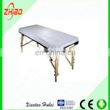 Free Sample Disposable massage table cover with elastic SMS waterproof