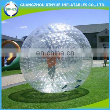 Brilliant quality outdoor sports walk in plastic zorb ball