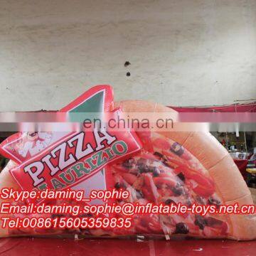 Airblowing Inflatable Pizza Food Replica for Outdoors Exhibition