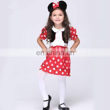 Fctory direct sale halloween style snow white cosplay costume for children