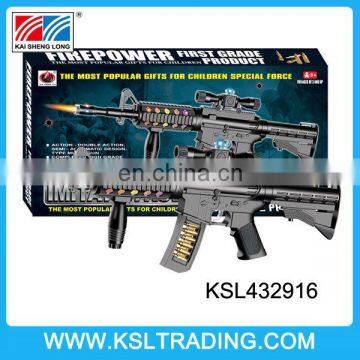 Super Plastic Toy Gun Safe With Music and Shake for Wholesale photo-2