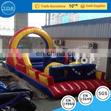 2017 New design giant train inflatable obstacle ,custom inflatable water obstacle course for sale