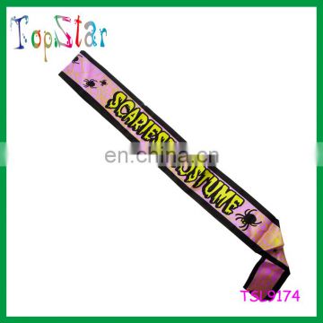 TSL9179 Whoesale Cheap Scariest Costume Sash for Halloween Party