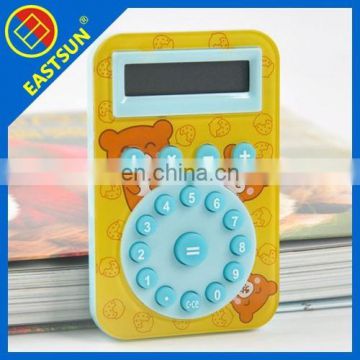 yellow digital Electronic Calculator