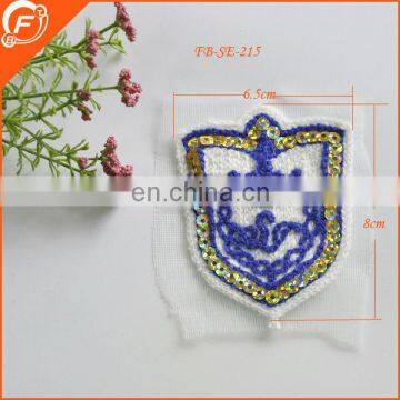 nice fashion embroidered clothing patch for kids in cotton material