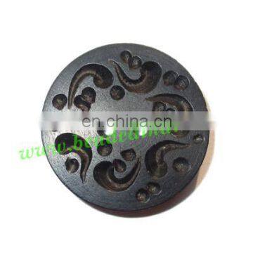 Handmade wood buttons, size : 4x25mm BTWDR020