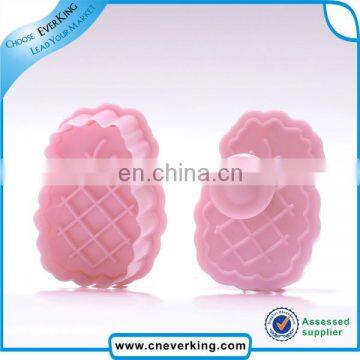 easy clean pineapple design pink color cookie cutter