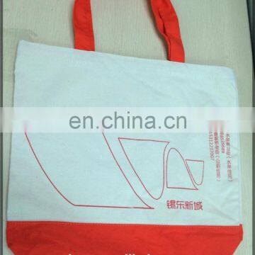 Promotional Customized blank cotton canvas tote bag