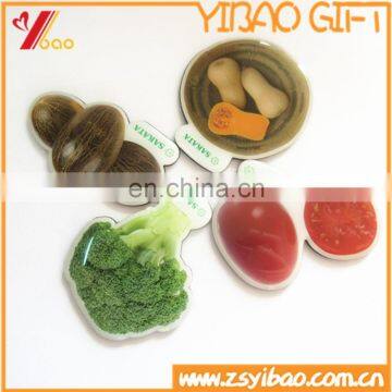 High quality fruit shape stainless steel fridge magnet for promotion