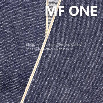 MF ONE 100% хлопковая сырьяная полоса selvage сырая джинсовая тилье  темно-синий 33/34