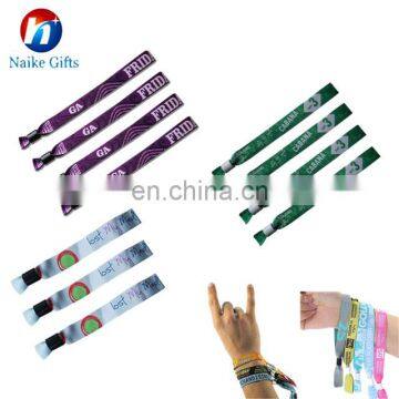 One Time Use Custom Fabric Wristbands no Minimum photo-4