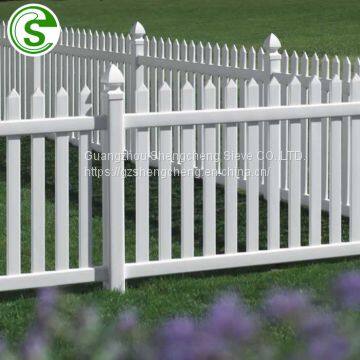 Manufacturers garden fence time-proof white picket fence garden edging