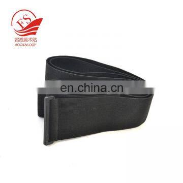 Elastic luggage strap with metal buckle