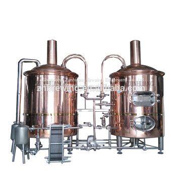 Hot sale 300L/500L red copper conical beer brewing equipment fermenter system fermentation tank