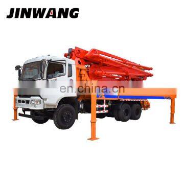 Five-section arm boom truck mouted hydraulic concrete pump truck for construction