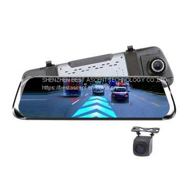 10 Inch 4G ADAS Android GPS 1080P Car DVR Rearview Dash Camera photo-3