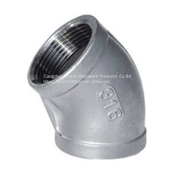 45° ELBOW  Stainless Steel Thread Elbow 45°  Elbow 45° for sale