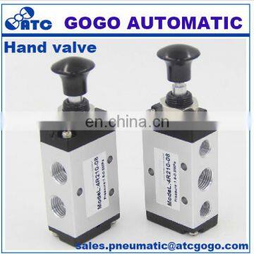 GOGO ATC 5 way 2 position Manual control valve 4R210-08 Port 1/4" BSP Pneumatic air hand valve