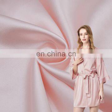 50D*75D shiny satin fabric soft sleepwear fabric with good price