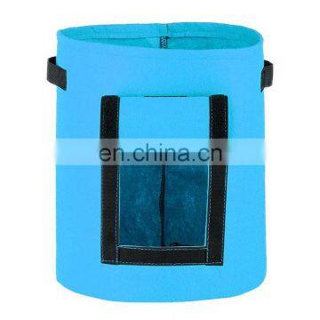 Felt Fabric Grow Bag Felt Planting Nursery Bag Round Fabric Felt Flower Pot photo-3
