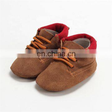 High quality anti-slip light weight boys and girls leather baby shoes toddler