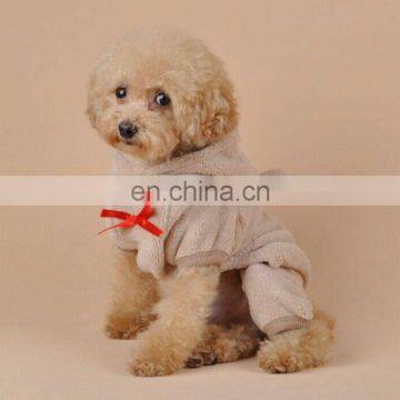 Popular Dog Hoodie Plain Fleece Dog Clothing Pet Garment Warm Dog Sweater Coat photo-6