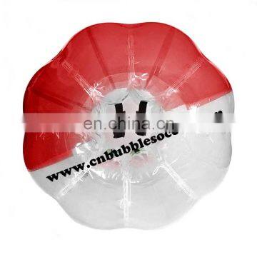 Inflatable PVC Belly Bump Soccer Zorb Ball Suit photo-4