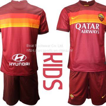 2020/21 Season AS Roma Kids Home Jersey&Shorts